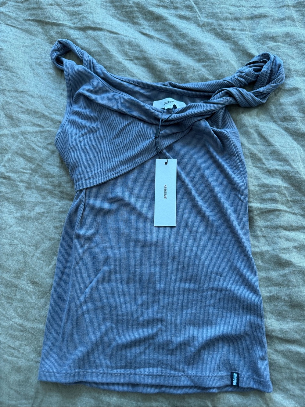 Off shoulder twist tank Joah Brown NWT